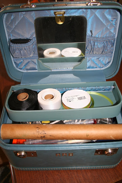 Vintage outlet makeup case
