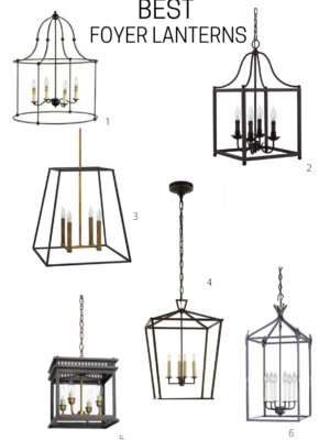 foyer lantern style light fixtures www.homewithkeki.com