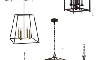 foyer lantern style light fixtures www.homewithkeki.com