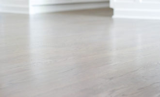 staining hardwood floors a light gray www.homewithkeki.com