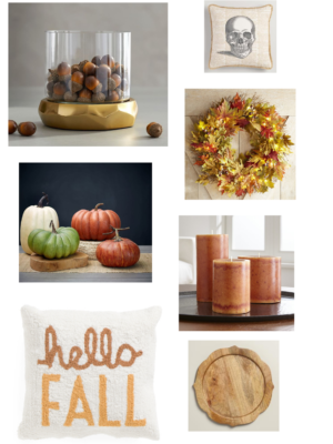 fall decor ideas with pop of orange www.homewithkeki.com