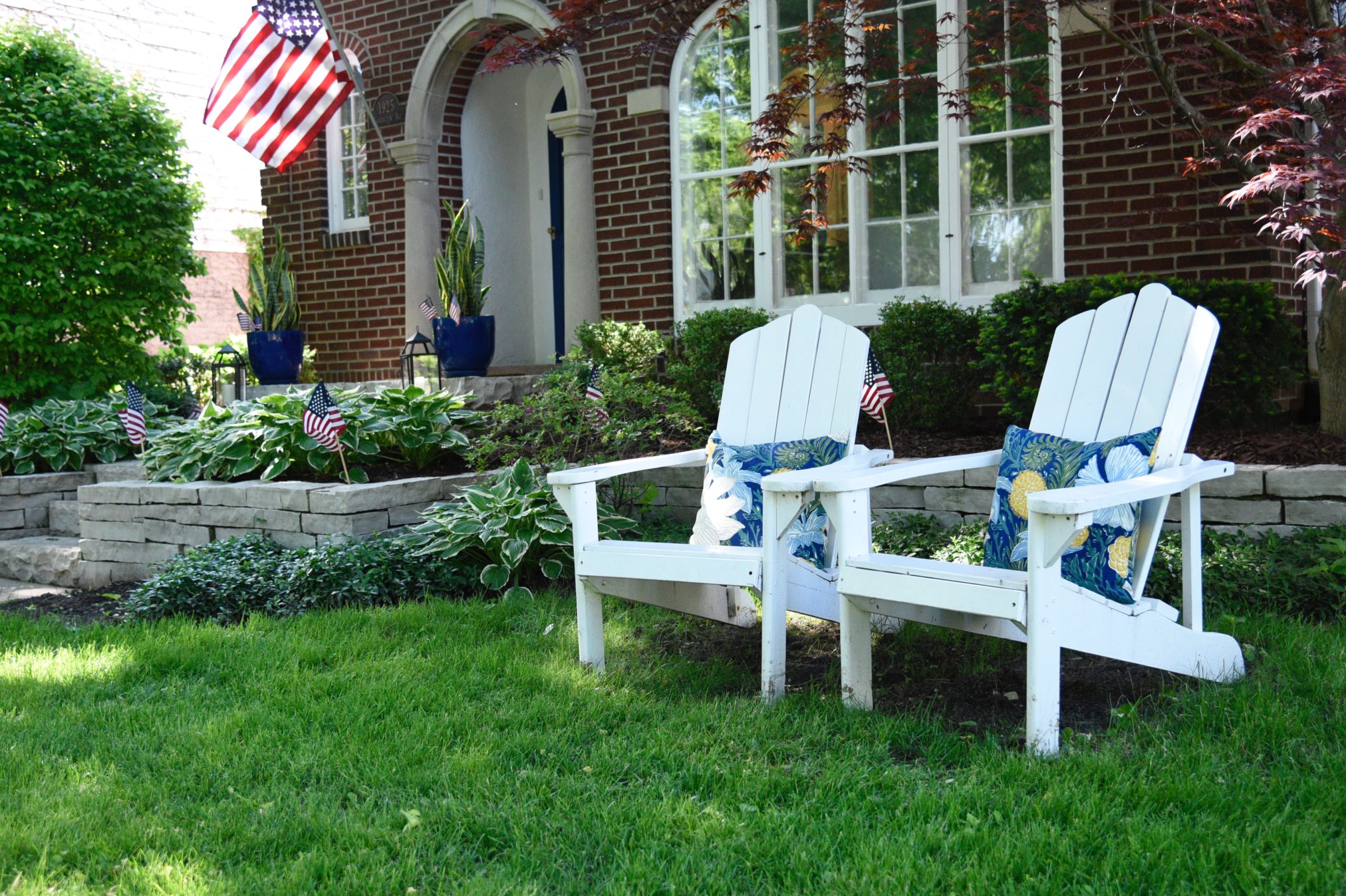 Here are some easy go to tips to adding curb appeal to your home, from a pop of color front door to planters. For me, check out www.homewithkeki.com #curbappeal #popofcolor #interiors. #homedesign