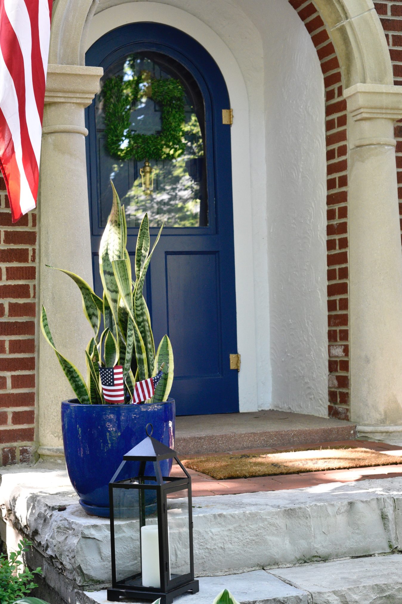 Here are some easy go to tips to adding curb appeal to your home, from a pop of color front door to planters. For me, check out www.homewithkeki.com #curbappeal #popofcolor #interiors. #homedesign