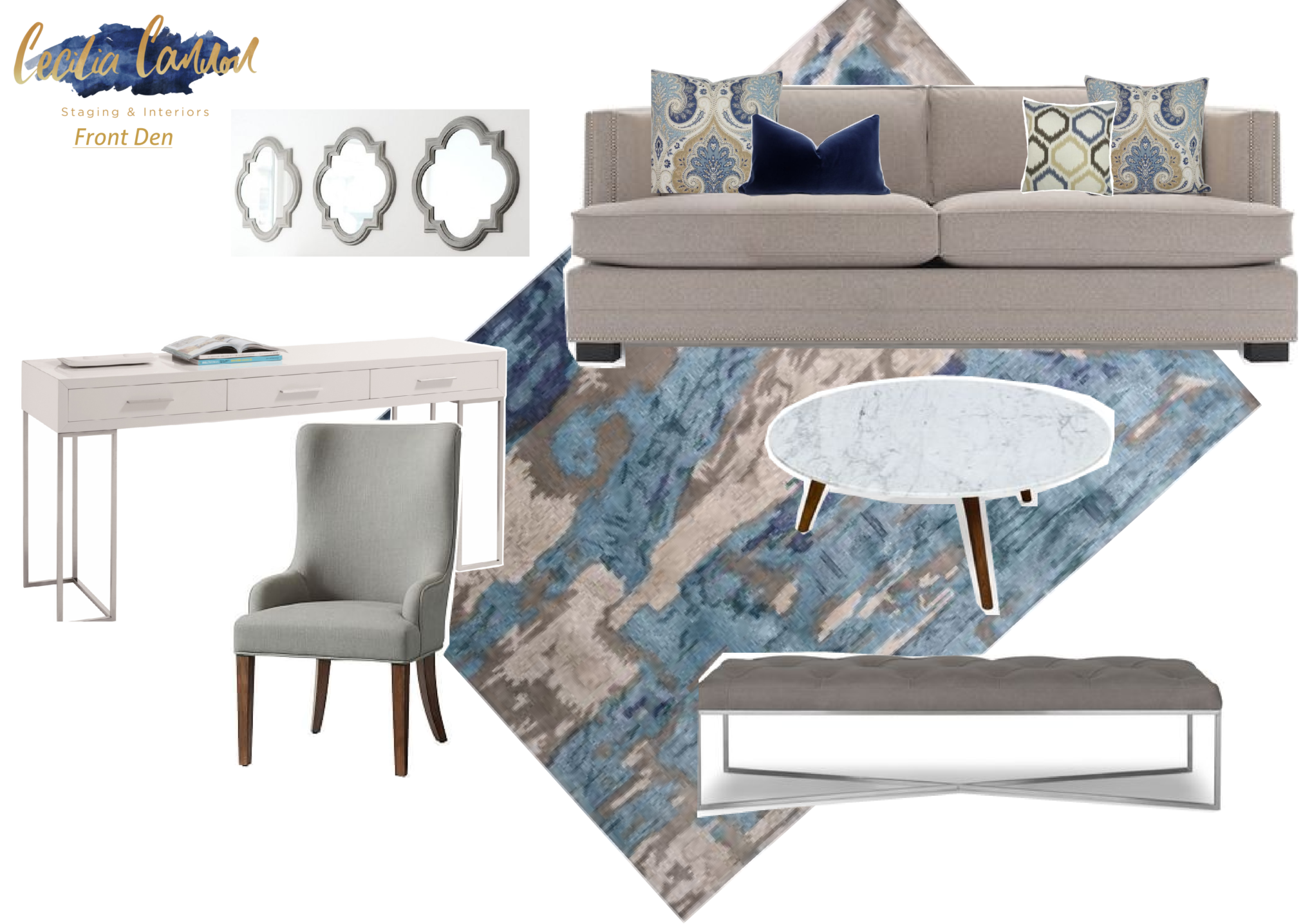 Becoming wayfair homemaker and designing client spaces with products from All Modern and wayfair, like this den. see more at www.homewithkeki.com #interiors #wayfair #design