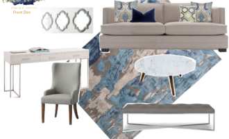 Becoming wayfair homemaker and designing client spaces with products from All Modern and wayfair, like this den. see more at www.homewithkeki.com #interiors #wayfair #design