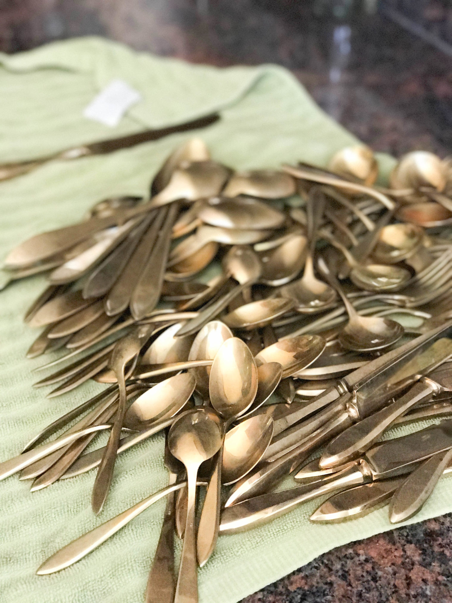 using ebay to score vintage gold flatware