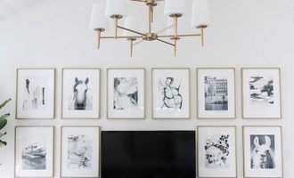 New tips and trends on how to decorate around a TV, visit http://ablissfulnest.com/ #interiors #designtips
