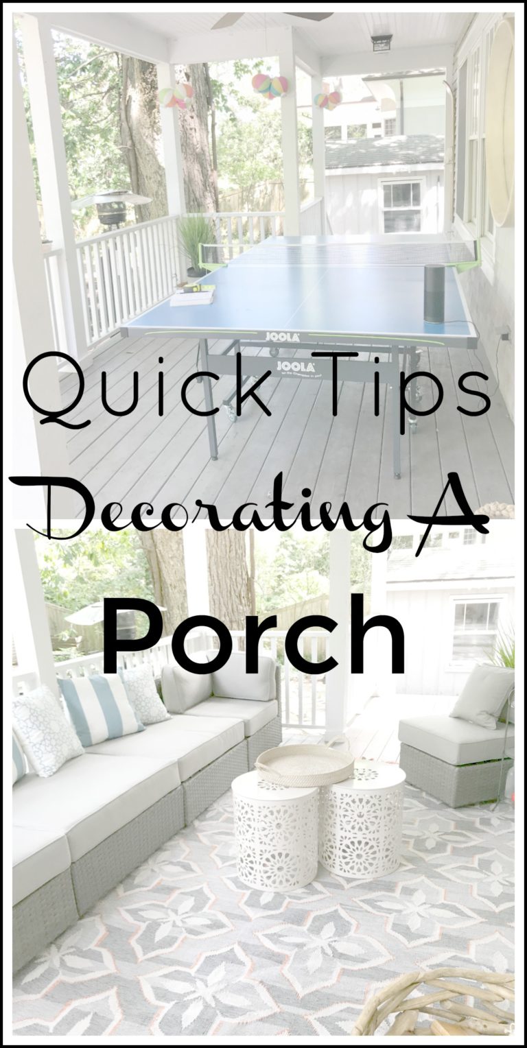 Decorating A Porch - Small Porch Design Tips - Home with Keki