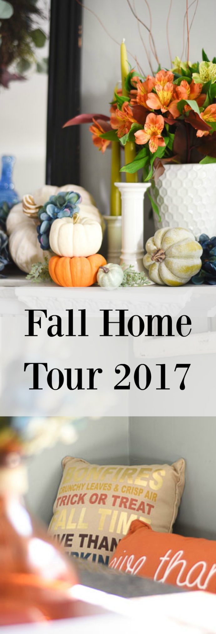 Bloggers Fall Home Tour 2017 Interior design bloggers Fall Home Tour more on the blog www.homewithkeki.com #Falldecor #FallHomeTour #Interiordesignblog