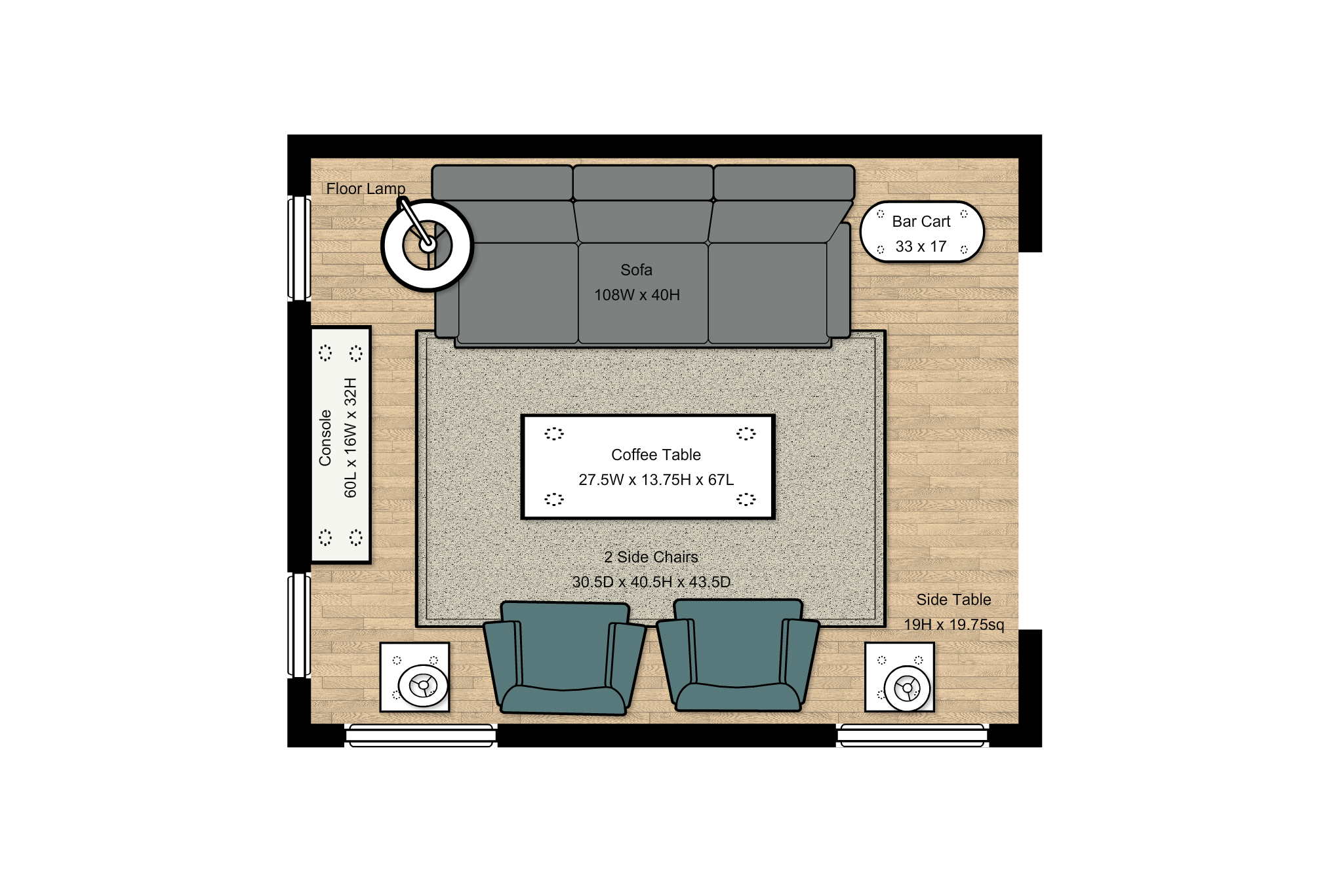 Project: Designing a Transitional Living Room - Home with Keki