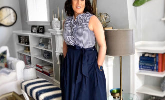 Traveling to another bloggers conference and sharing my tips on what to wear for evening gatherings and why I go to a conference every year #whattowear #bloggers #bloggingtips www.homewithkeki.com