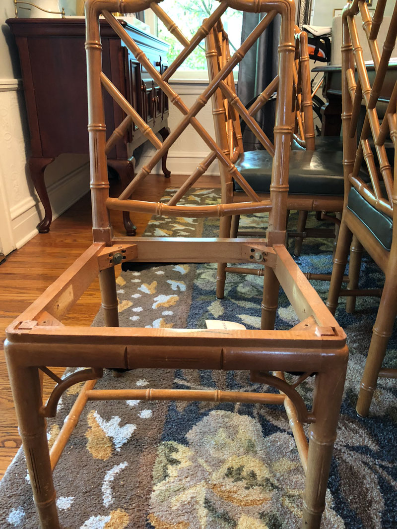 bamboo dining chairs