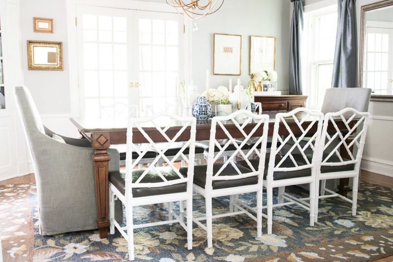 white dining chairs