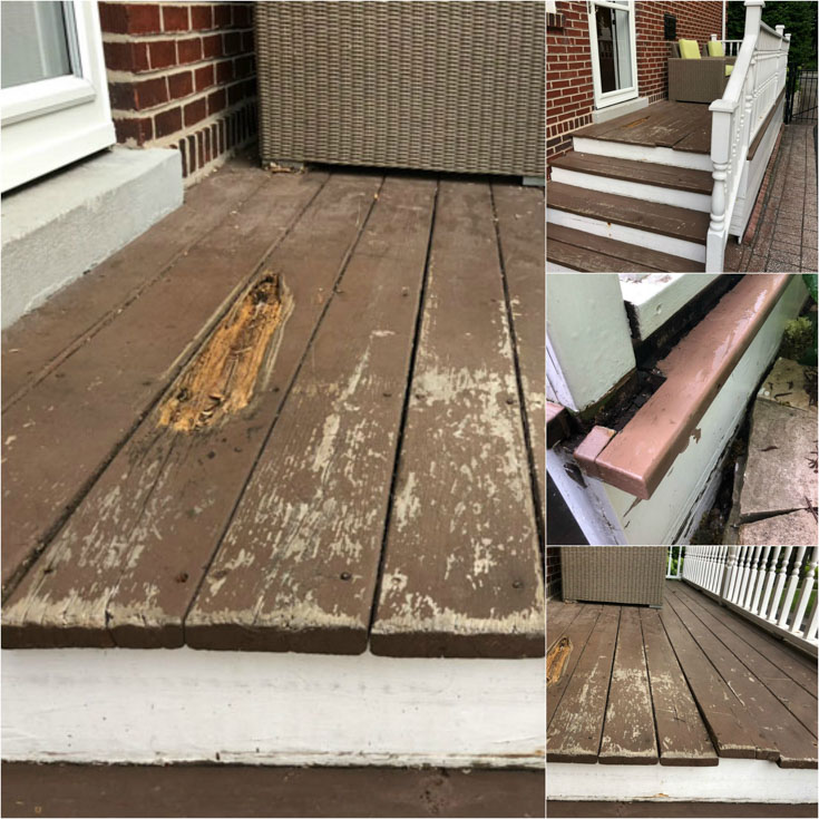 deck repair tips #diy #deckimprovements #sandingdecks #lowespartner #sponsored