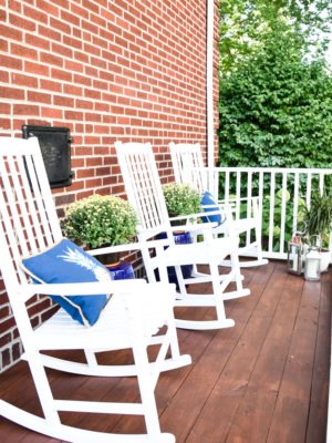 stain deck floors deck repair tips #diy #deckimprovements #sandingdecks #lowespartner #sponsored rocking chairs on porch