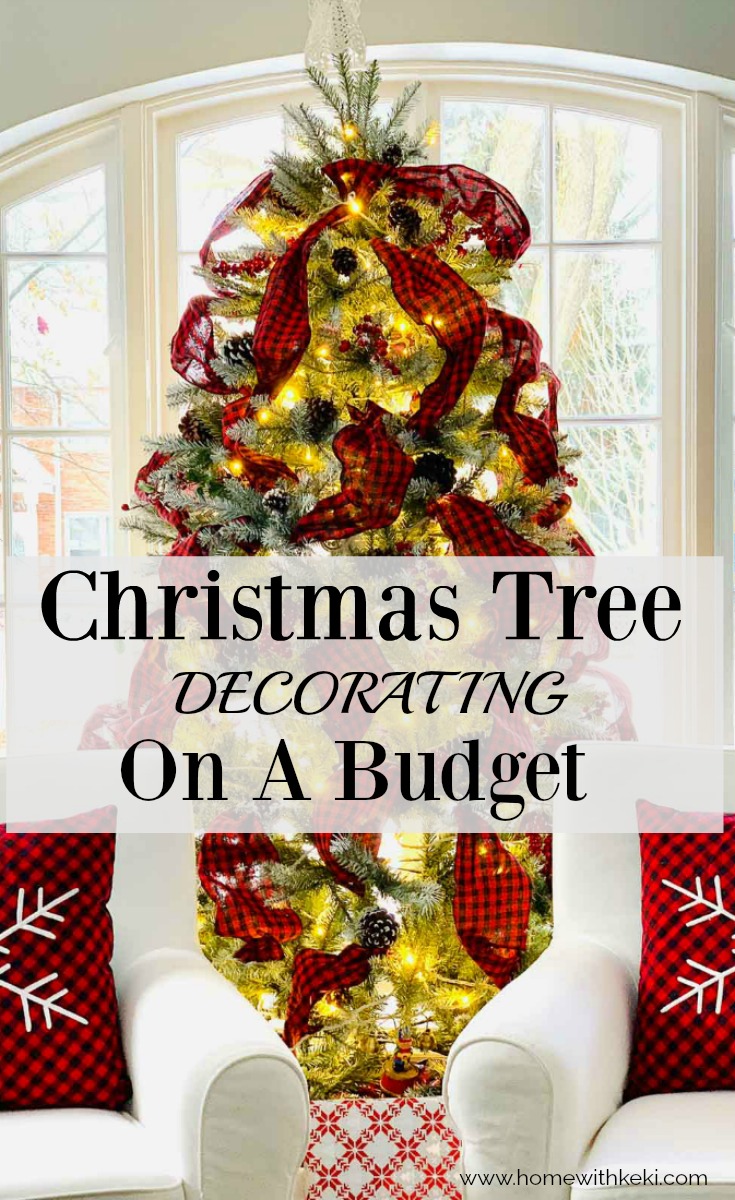 How To Decorate A Christmas Tree On A Budget Home With Keki