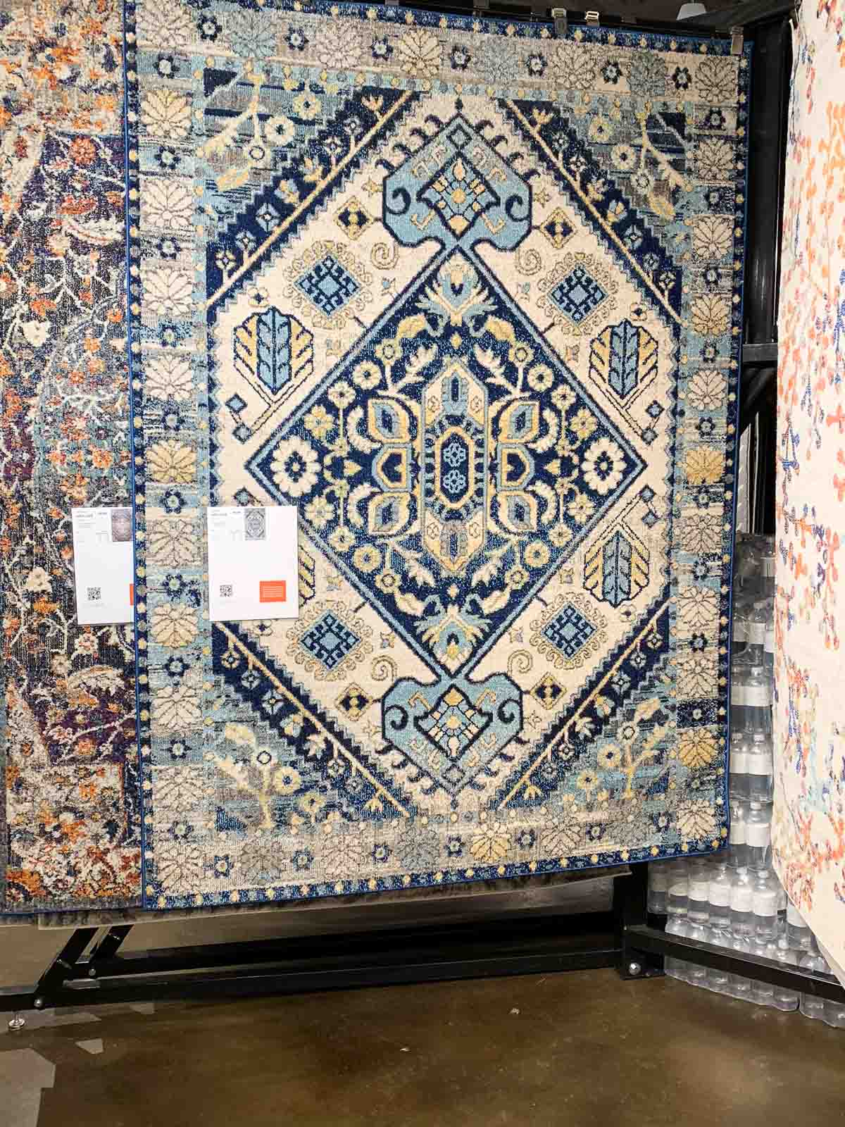 blue rug #interiors #livingrooms