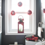 Powder Room Updates – Holiday Decorating