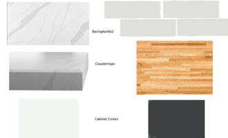 white quartz countertops butcher block countertops