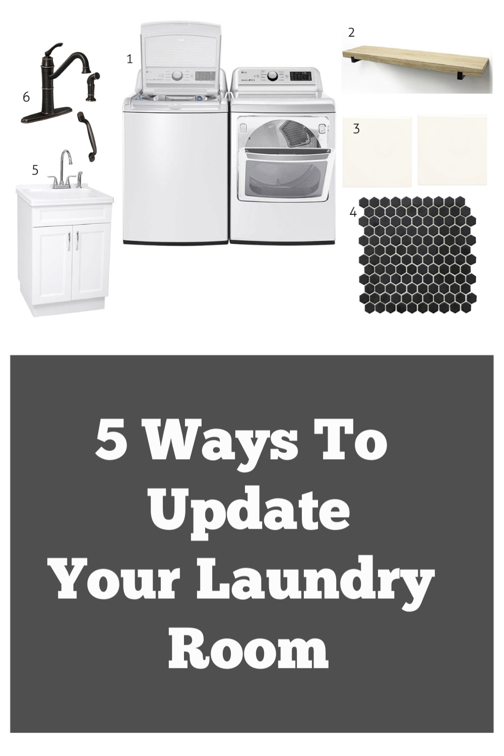 5 Ways to Update Your laundry room with my one stop shop Lowe's Home Improvement and upgrading my appliances for easier and faster wash with LG Appliances. #lowespartner #laundryroom #sponsored #homeimprovementtips laundry room 