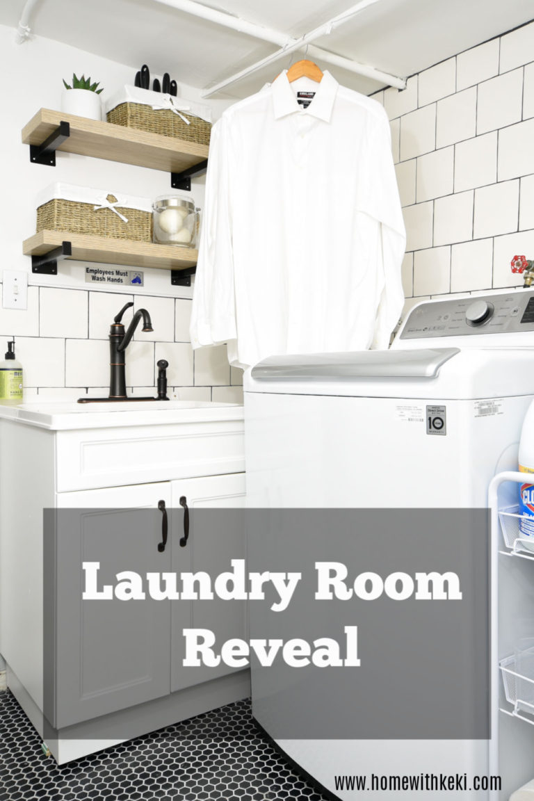 Laundry Room Reveal - Home with Keki