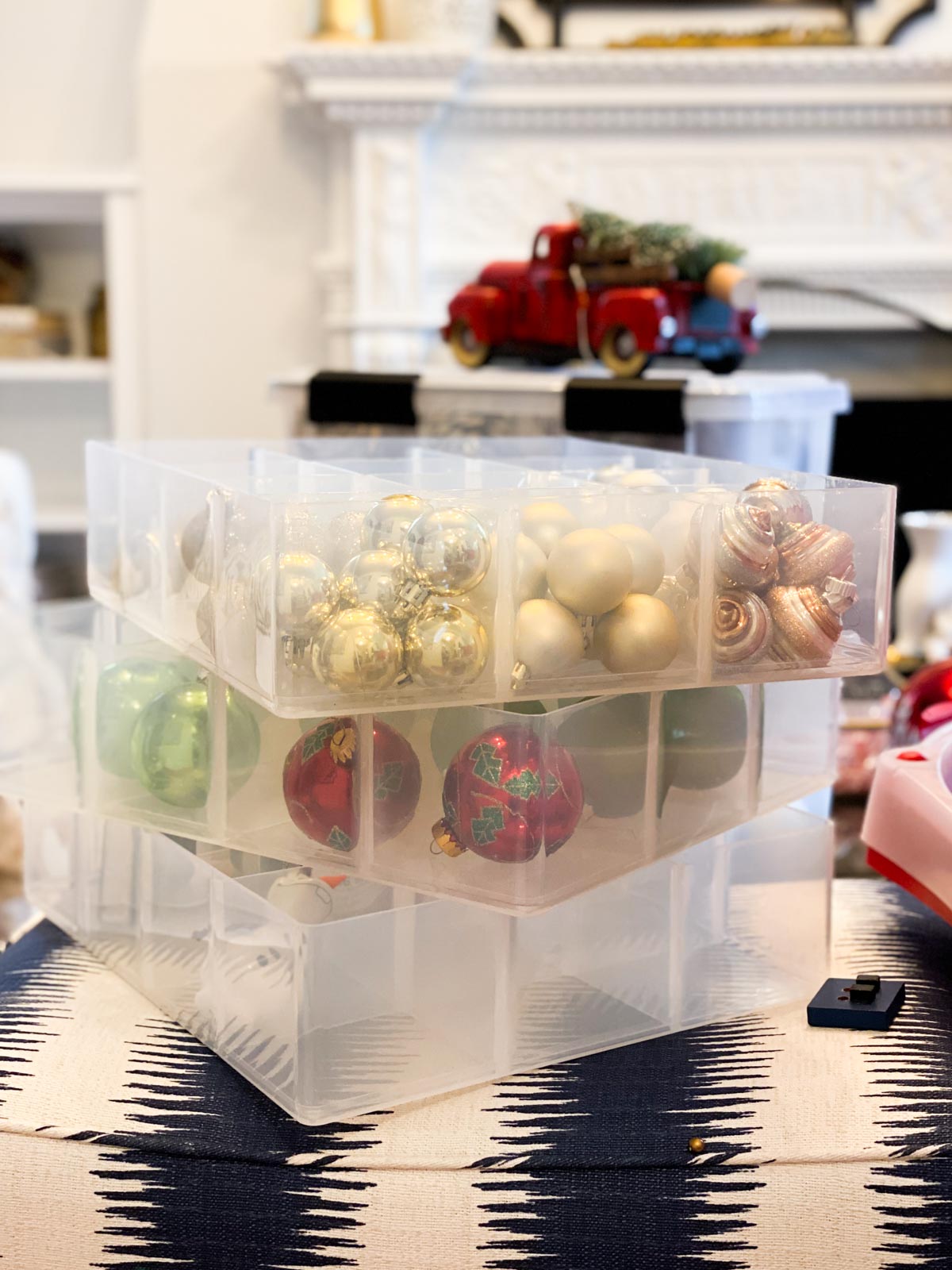 christmas decorations storage #organization 