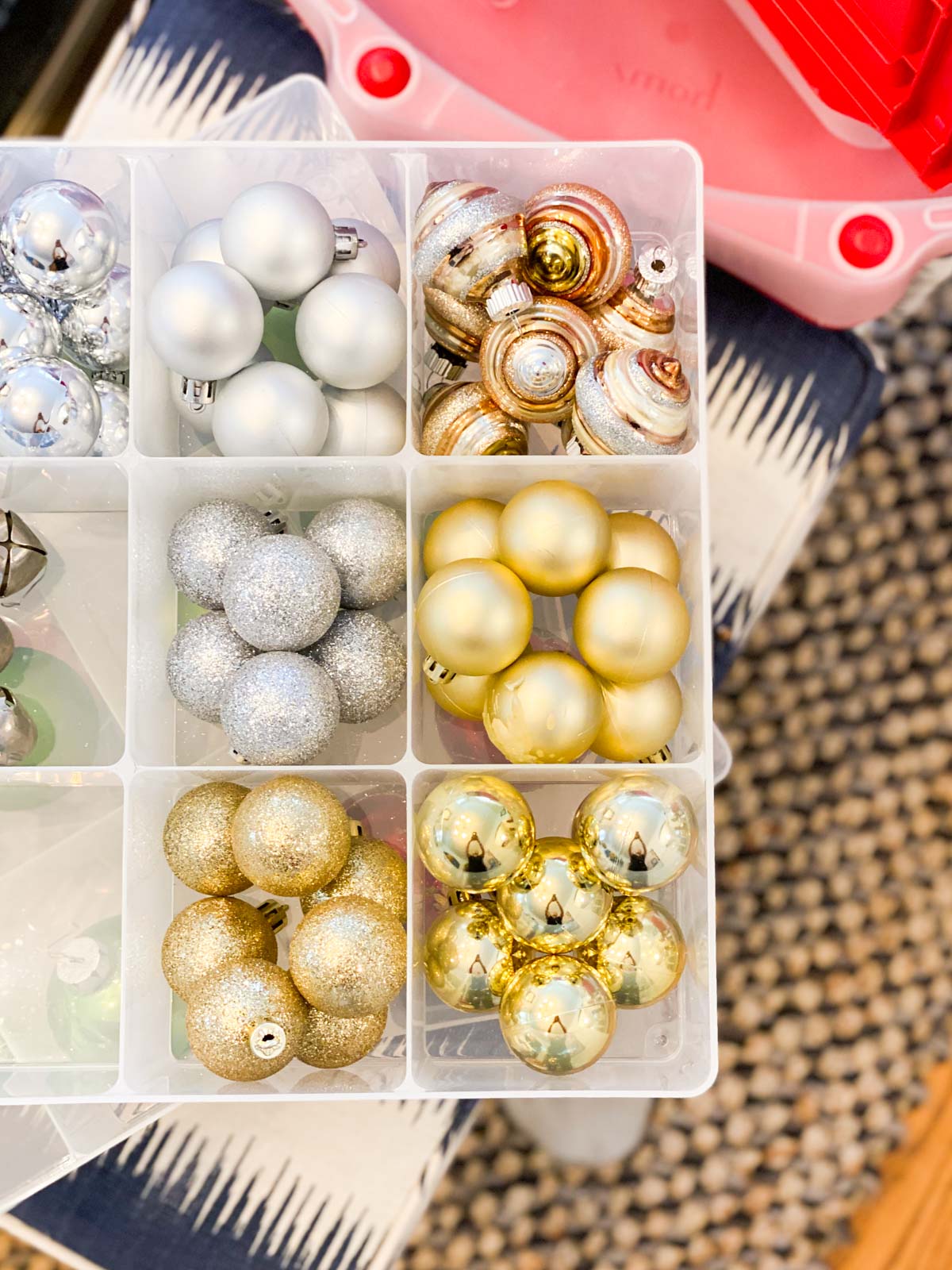 How To Conveniently (& Safely) Store Your Christmas Ornaments! #hometi, Ornament Storage