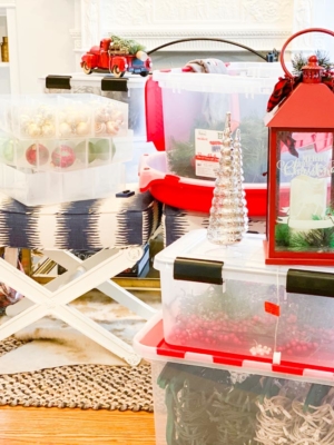 christmas decorations storage #organization