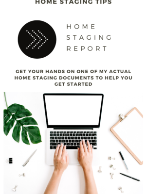 Home Staging Report #homestaging #homestagintips