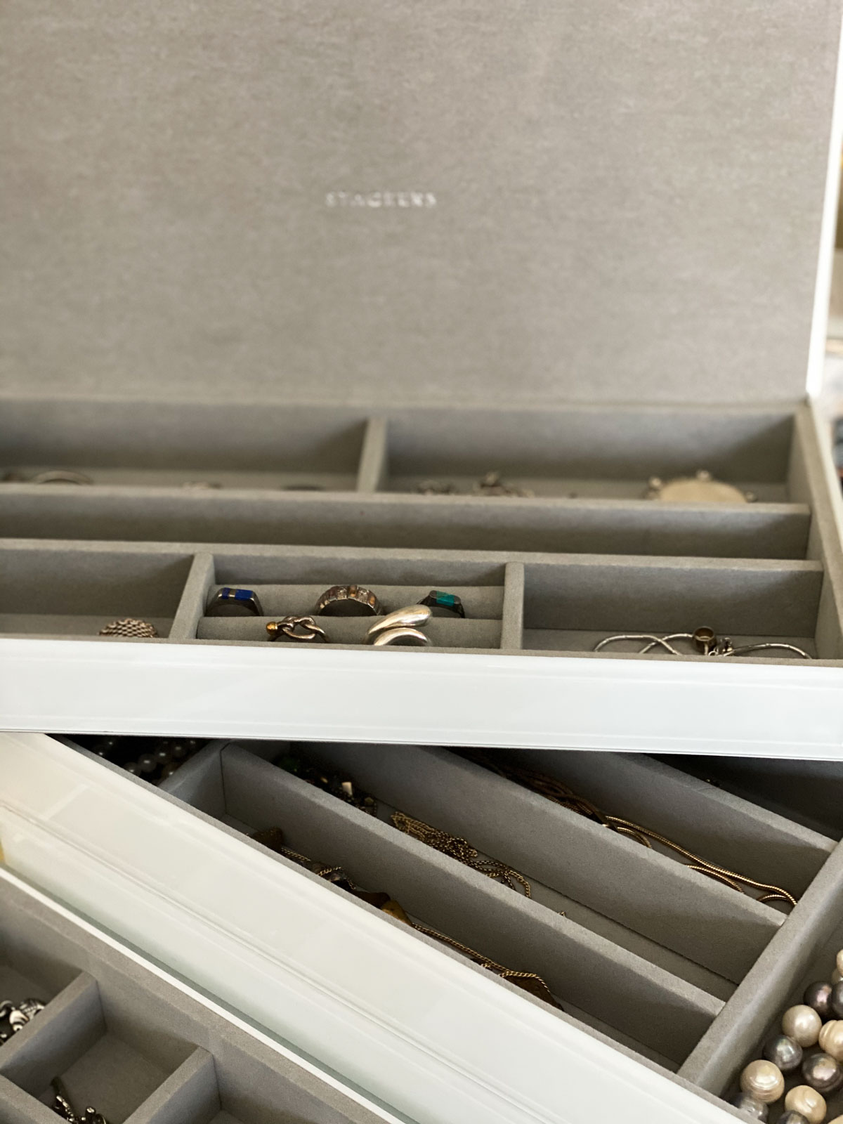 Jewelry Box Organization #jewelrybox #organization