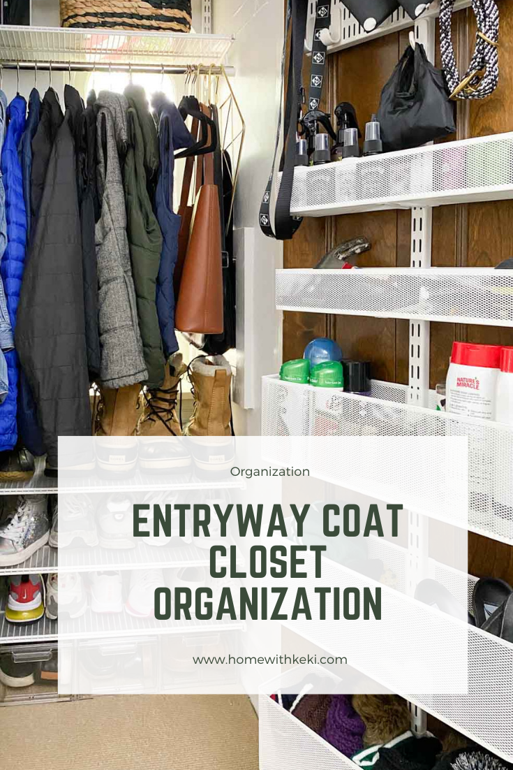 Entryway Coat Closet Organization