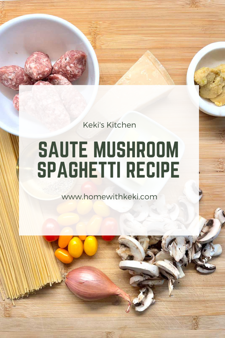 Saute Mushroom Spaghetti Recipe